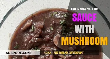 Rich Mushroom Red Sauce: Perfect Pasta Recipe for Home Cooks