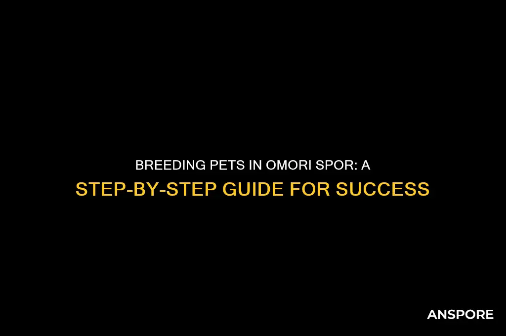 how to make pets mate in ome spor