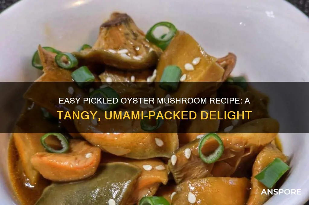 how to make pickled oyster mushroom