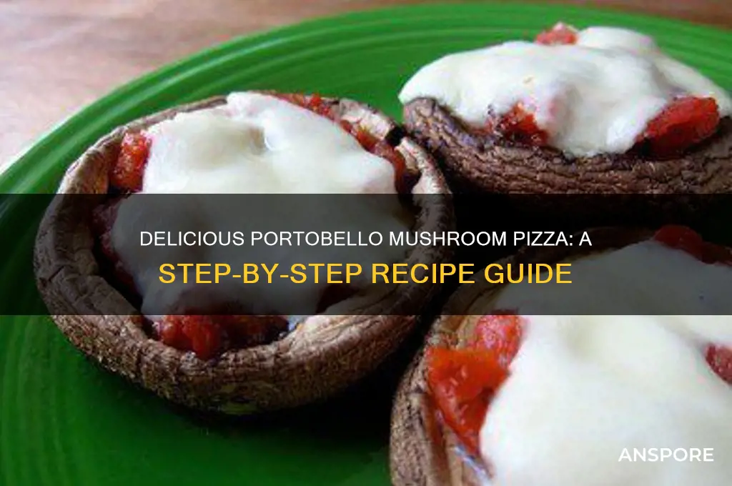 how to make pizza with portobello mushroom