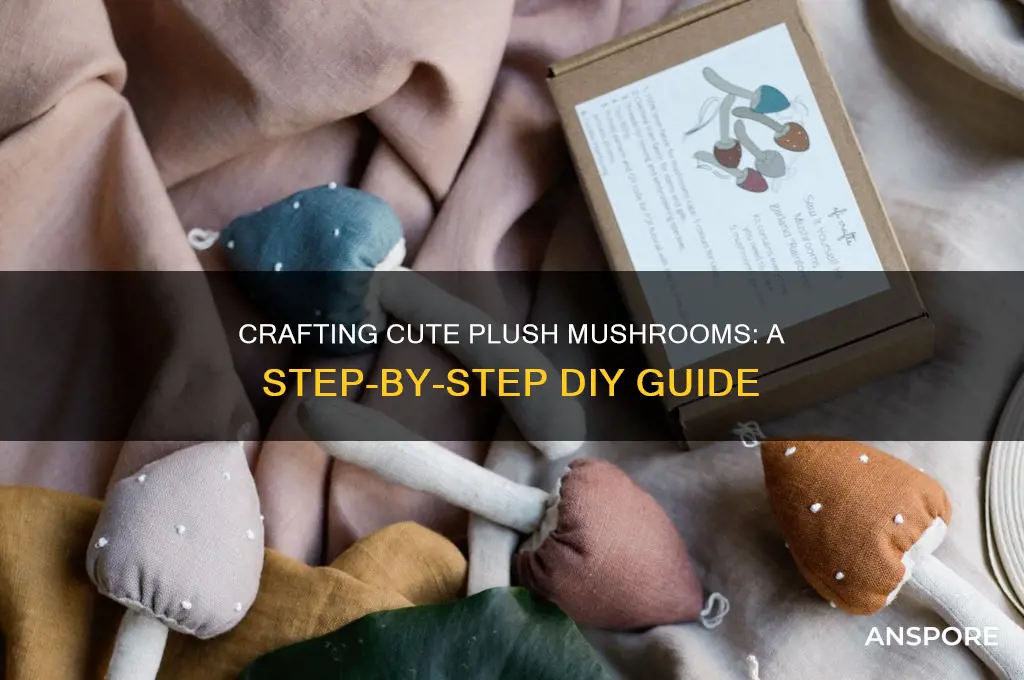 how to make plush mushrooms