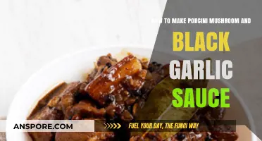 Rich Porcini Mushroom and Black Garlic Sauce Recipe: A Flavorful Guide