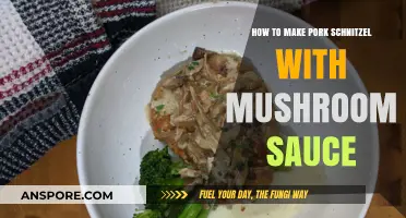 Crispy Pork Schnitzel with Creamy Mushroom Sauce: A Step-by-Step Guide