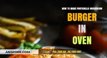 Oven-Baked Portobello Mushroom Burger: A Simple, Juicy Veggie Delight