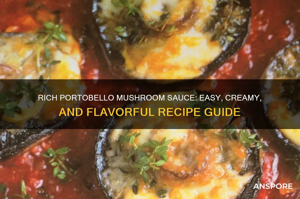 how to make portobello mushroom sauce