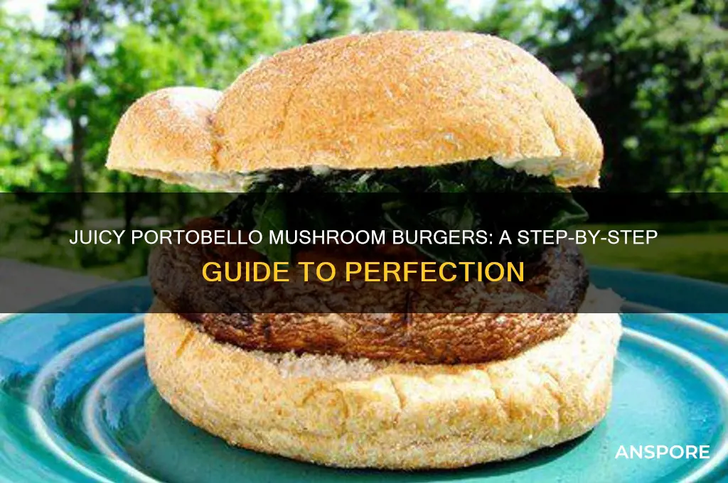 how to make portobello mushrooms burgers