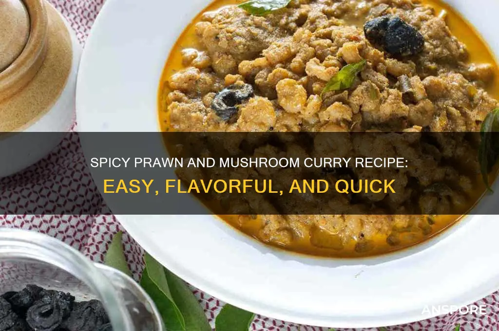 how to make prawn and mushroom curry