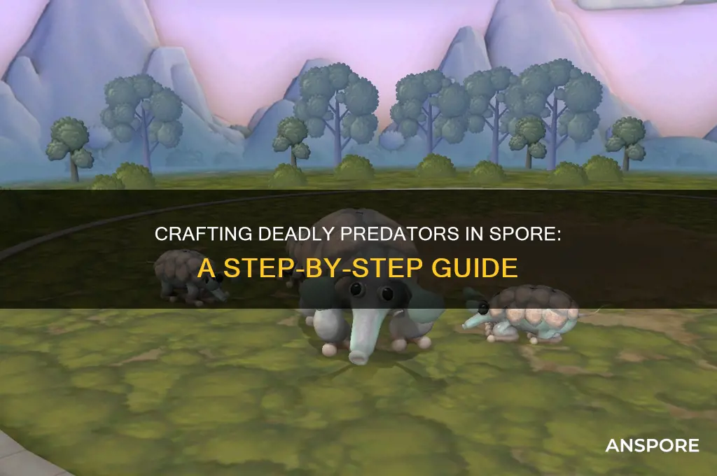 how to make predator in spore