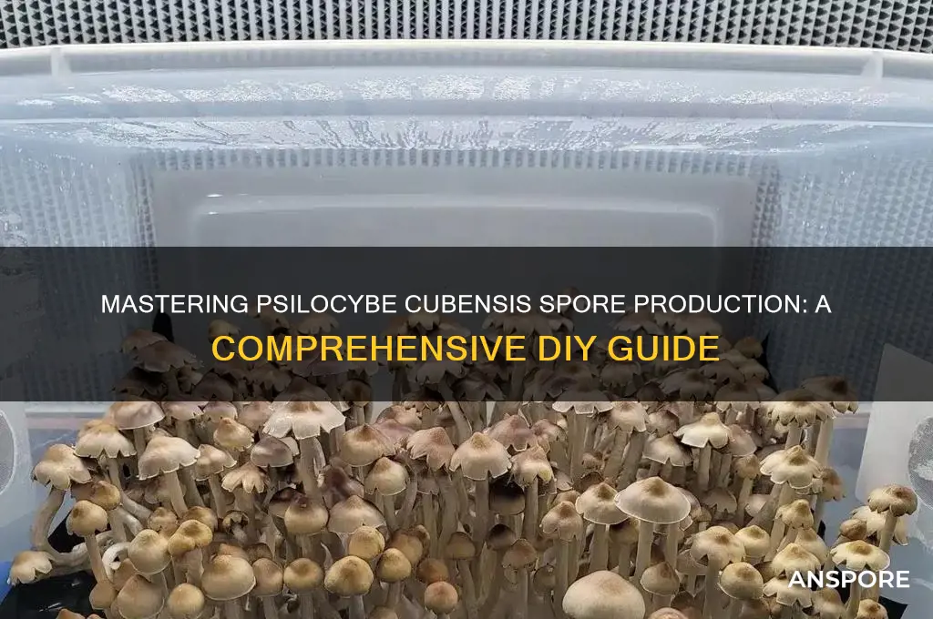 how to make psilocybe cubensis spores