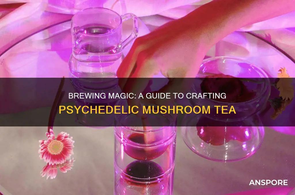 how to make psychedelic mushroom tea