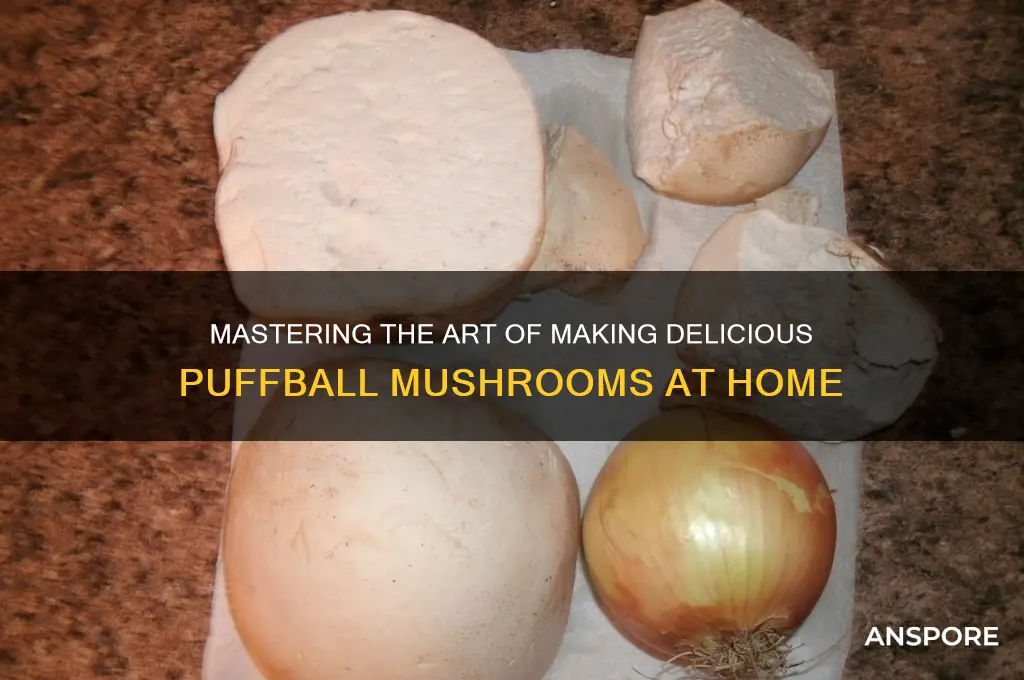 how to make puffball mushrooms