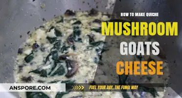 Creamy Mushroom Goat Cheese Quiche: Easy Recipe for Savory Perfection