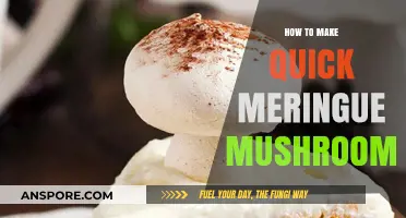 Easy Meringue Mushrooms: Quick Recipe for Realistic Dessert Toppers