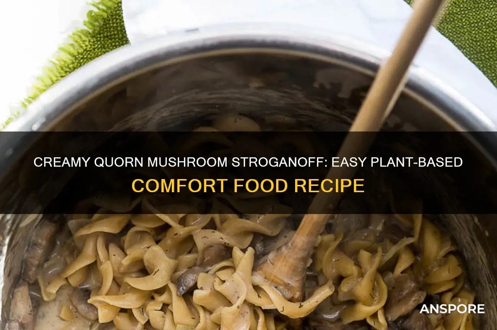 how to make quorn mushroom stroganoff