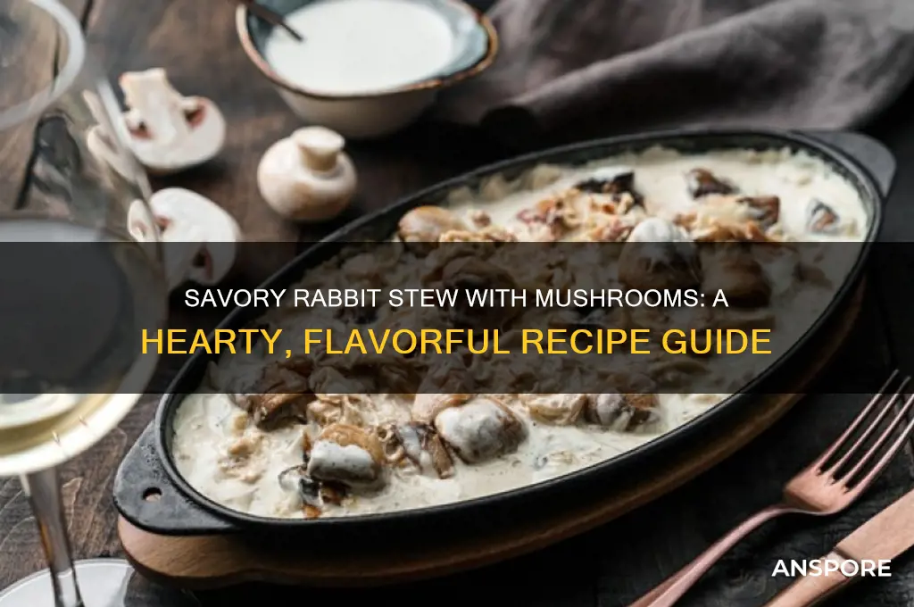 how to make rabbit stew with mushrooms