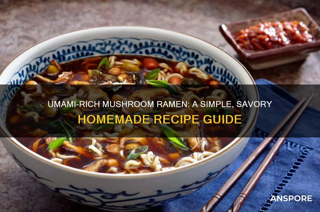 how to make ramen with mushrooms