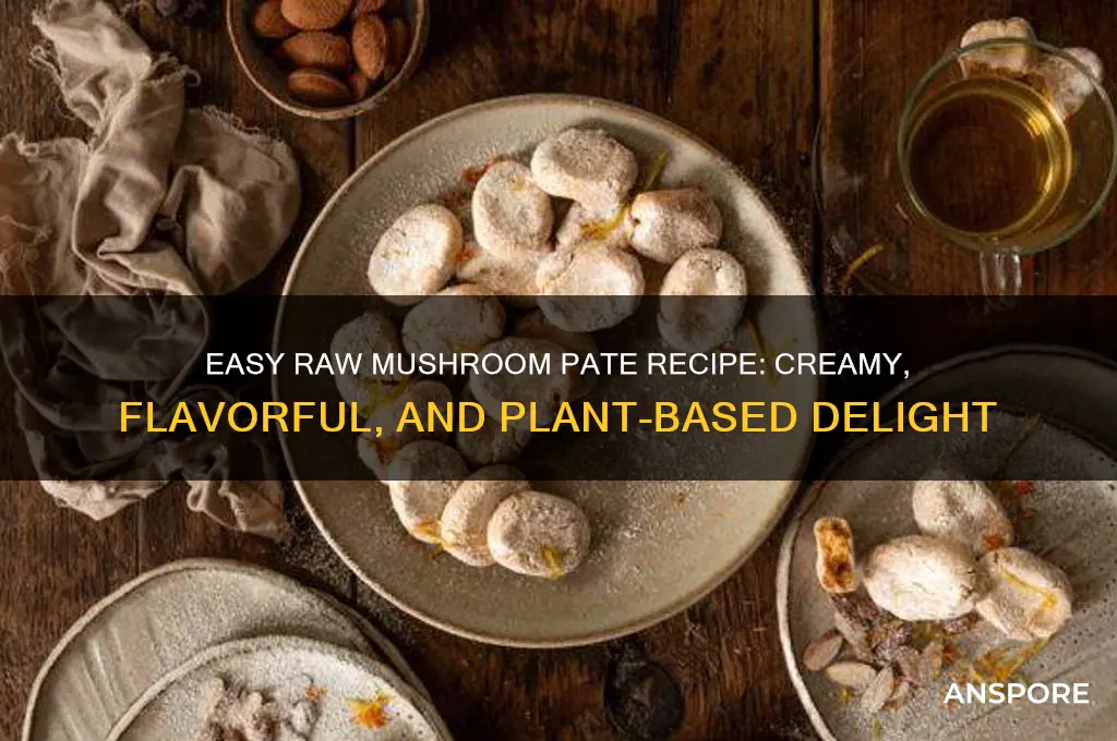 how to make raw mushroom pate