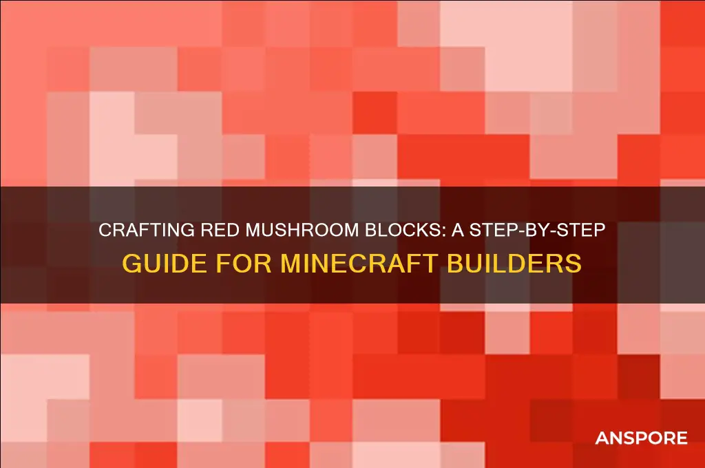 how to make red mushroom blocks