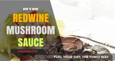 Rich Red Wine Mushroom Sauce: A Step-by-Step Recipe Guide