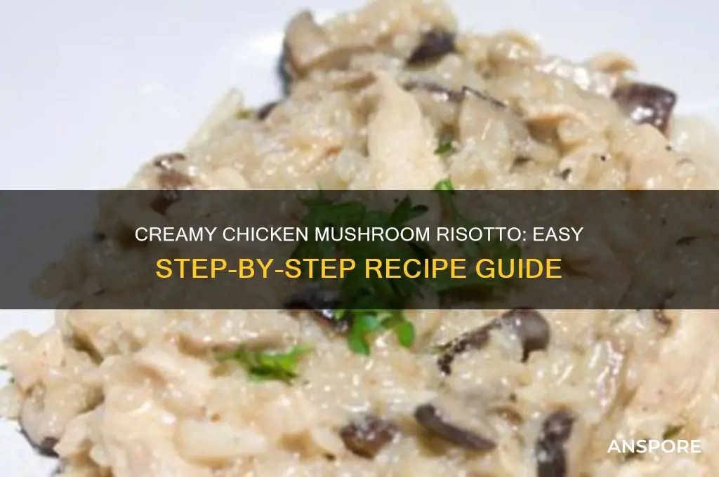 how to make risotto chicken and mushroom