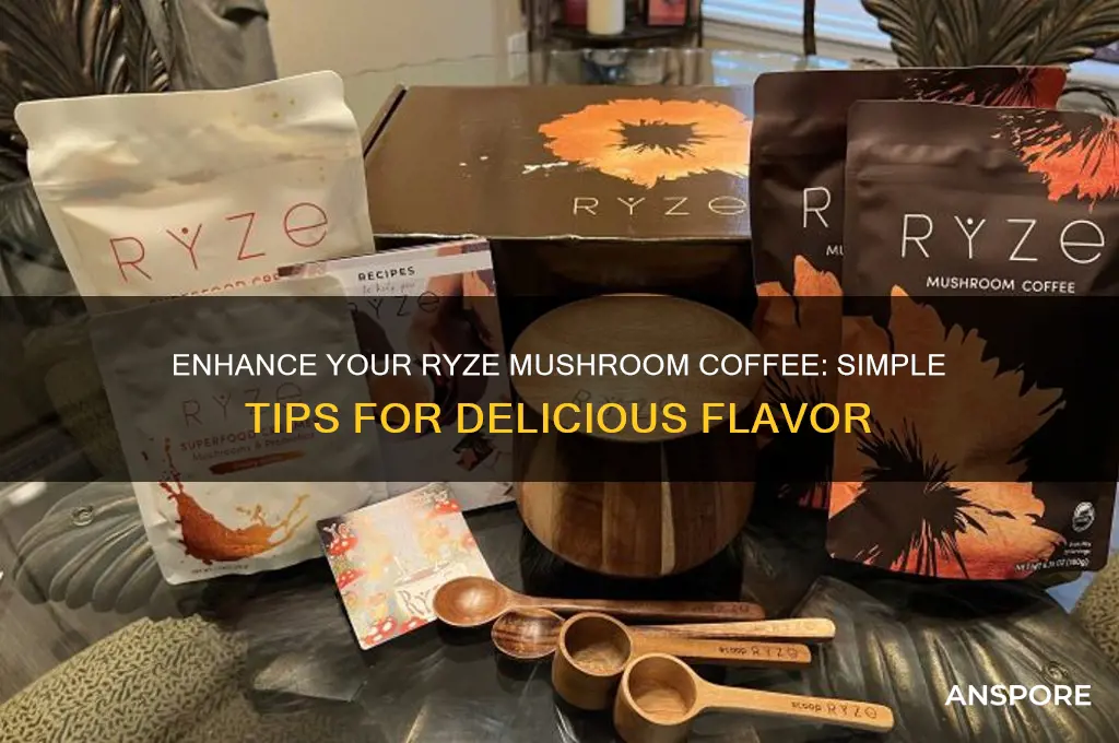 how to make ryze mushroom coffee taste good