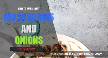 Delicious Satay Mushrooms and Onions: Easy Recipe for Flavorful Skewers