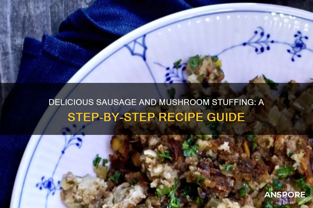 how to make sausage and mushroom stuffing