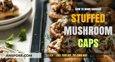 Delicious Sausage-Stuffed Mushroom Caps: Easy Recipe for Appetizers