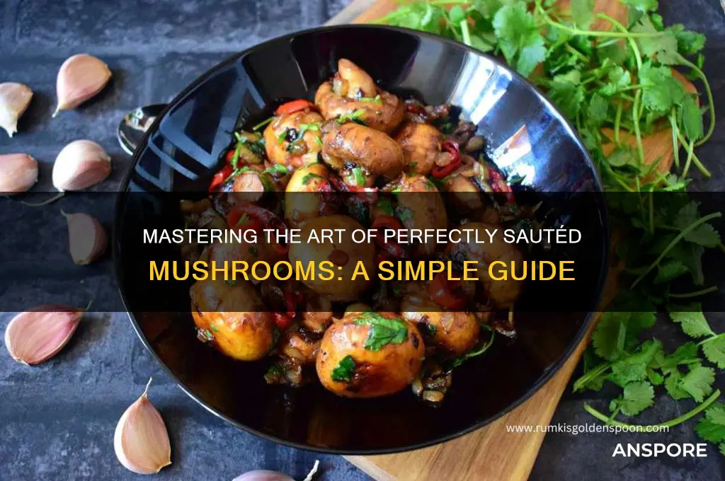 how to make sauted mushrooms