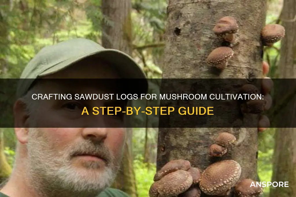 how to make sawdust logs for mushrooms