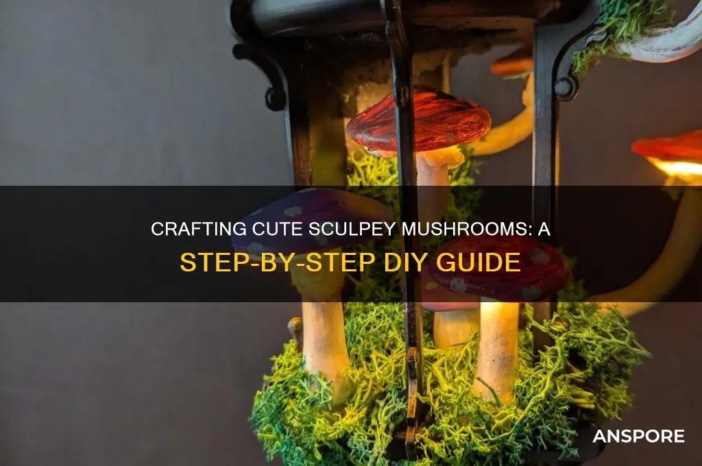 how to make sculpey mushrooms