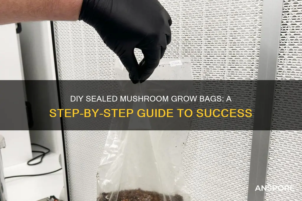 how to make sealed mushroom grow bags