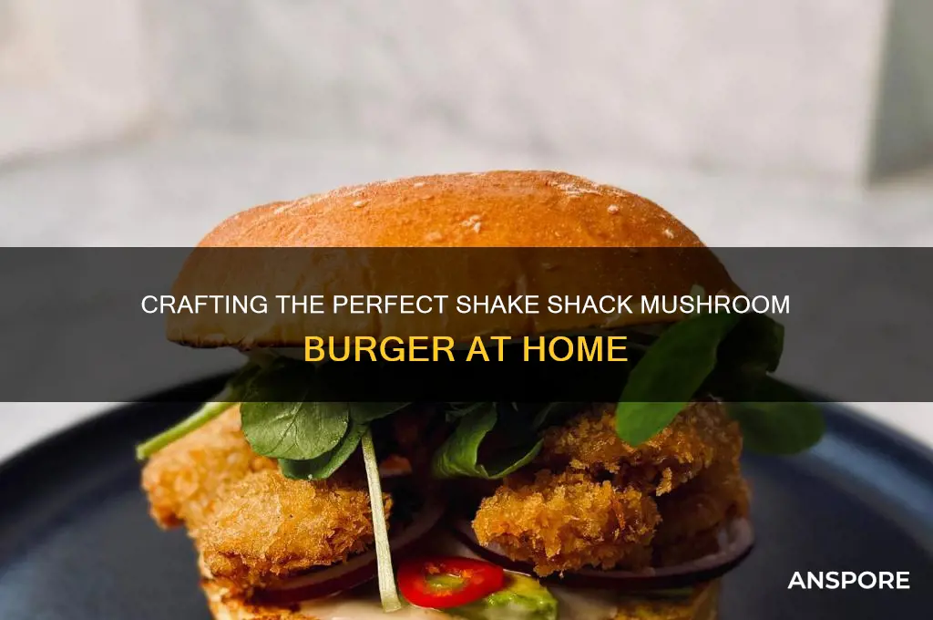 how to make shake shack mushroom burger
