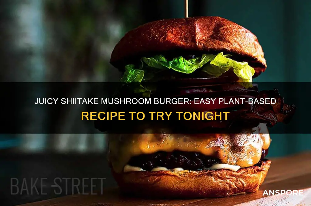 how to make shiitake mushroom burger