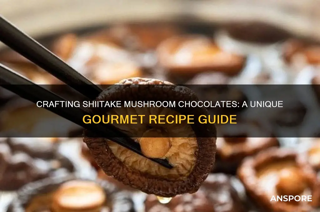 how to make shiitake mushroom chocolates