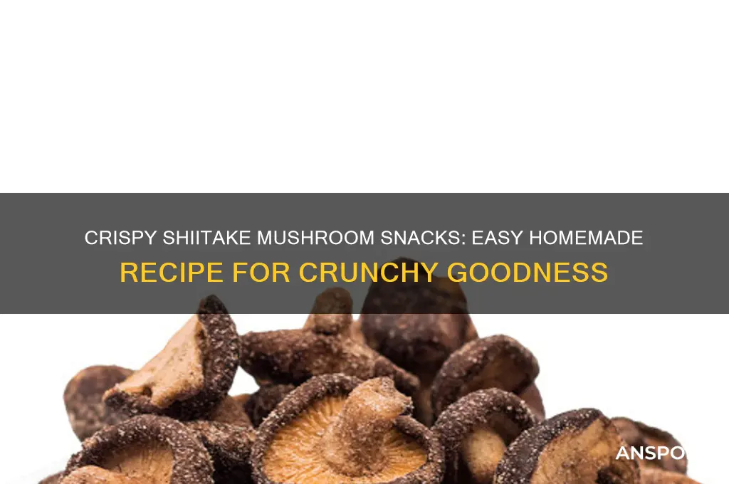 how to make shiitake mushroom crisps