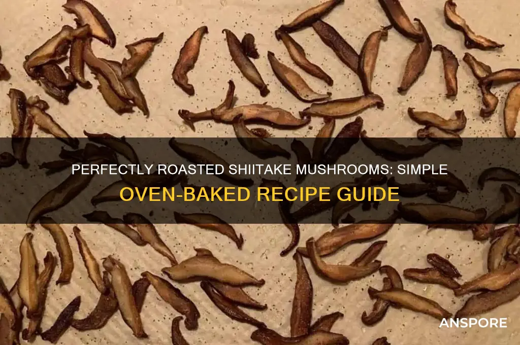 how to make shiitake mushroom in the oven