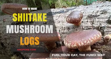 Grow Your Own Shiitake Mushrooms: A Step-by-Step Log Inoculation Guide