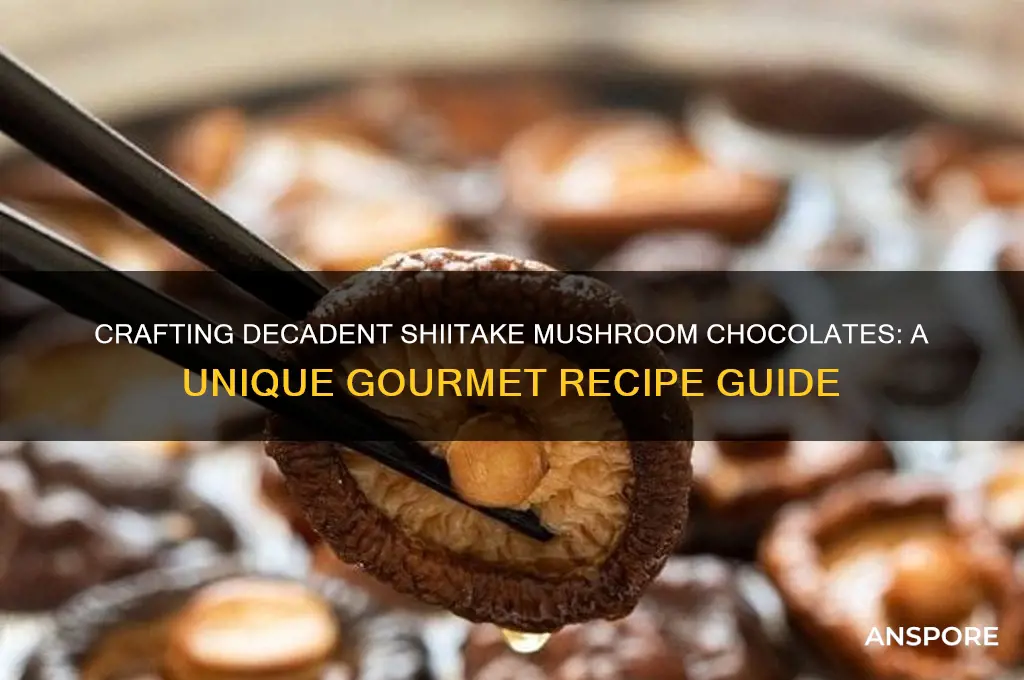 how to make shitake mushroom chocolates