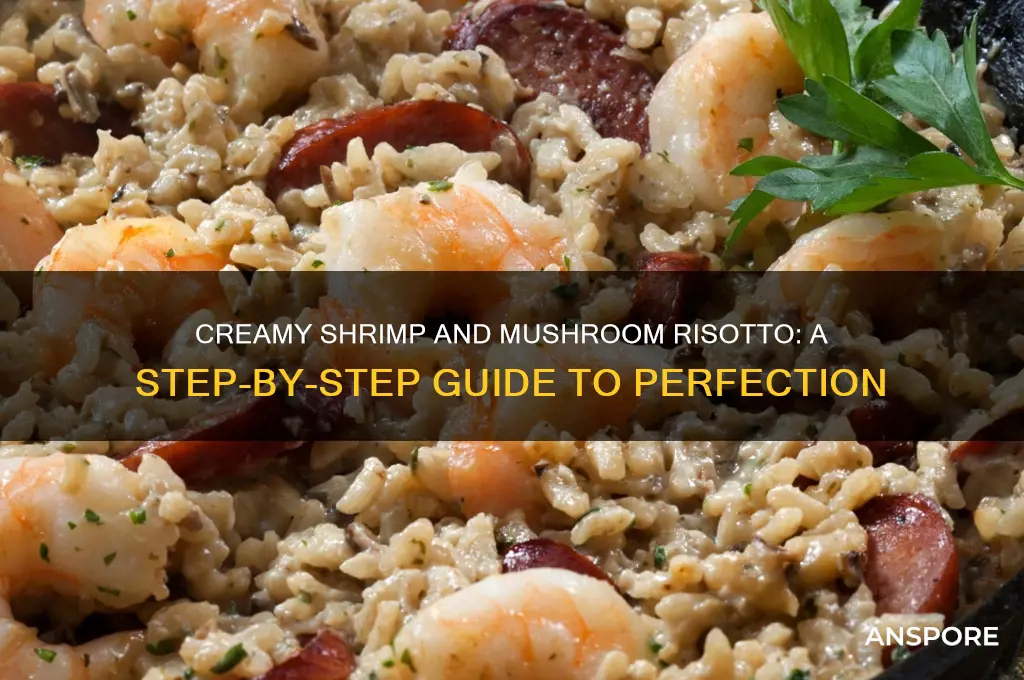 how to make shrimp and mushroom risotto
