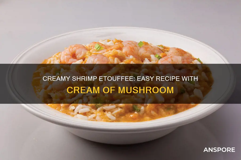 how to make shrimp etouffee with cream of mushroom