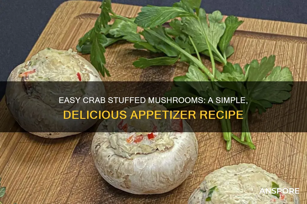 how to make simple crab stuffed mushrooms