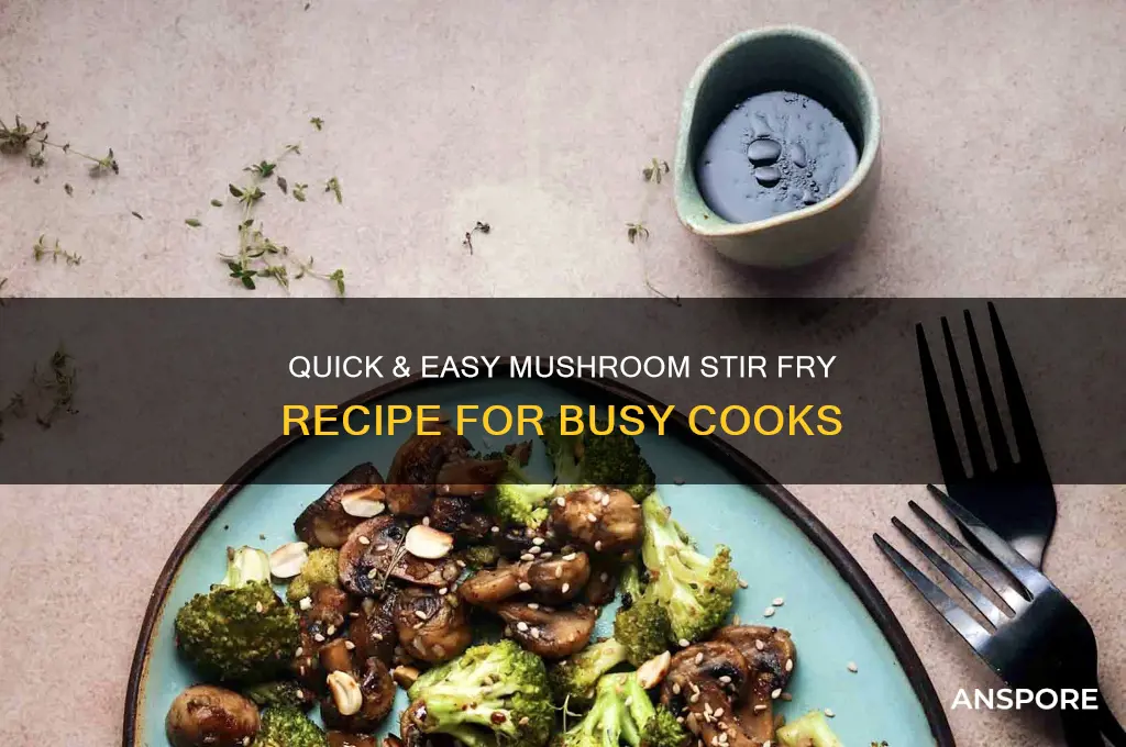 how to make simple mushroom stir fry