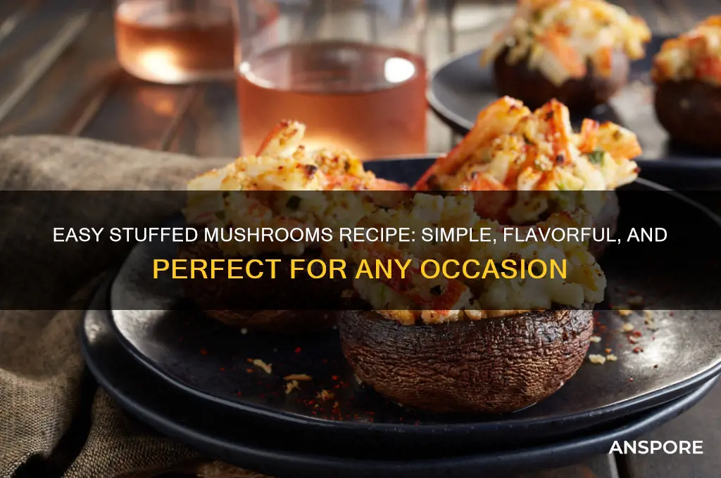 how to make simple stuffed mushrooms