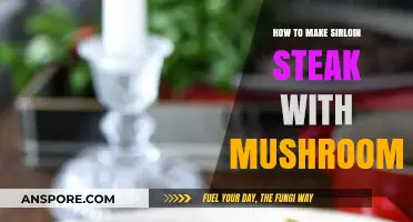 Juicy Sirloin Steak with Mushrooms: A Perfect Pan-Seared Recipe