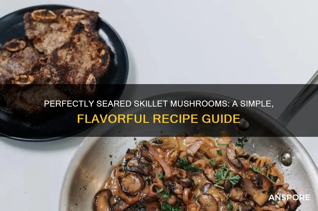 how to make skillet mushrooms
