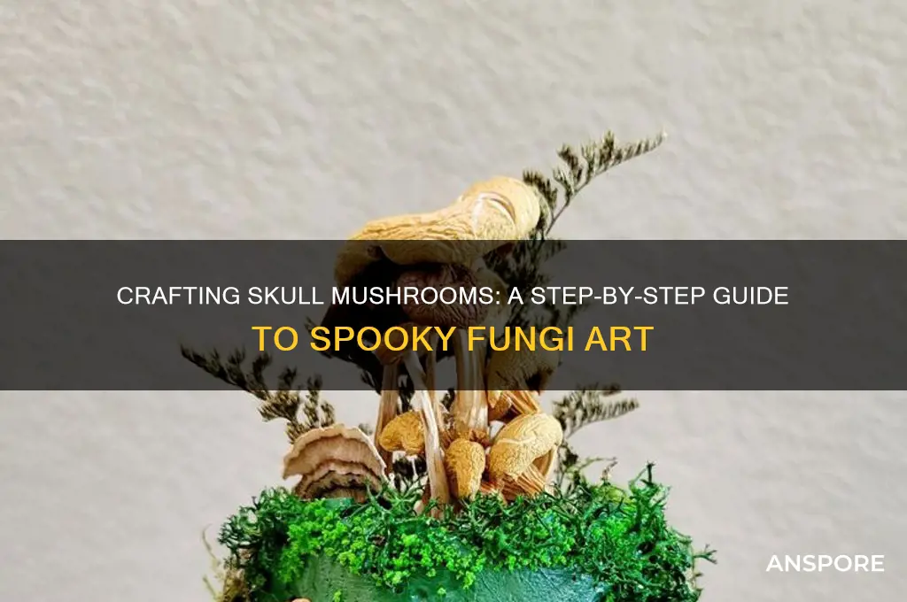 how to make skull mushrooms