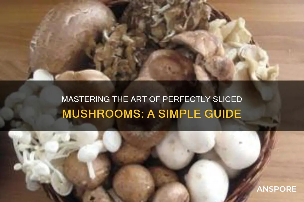 how to make sliced mushrooms