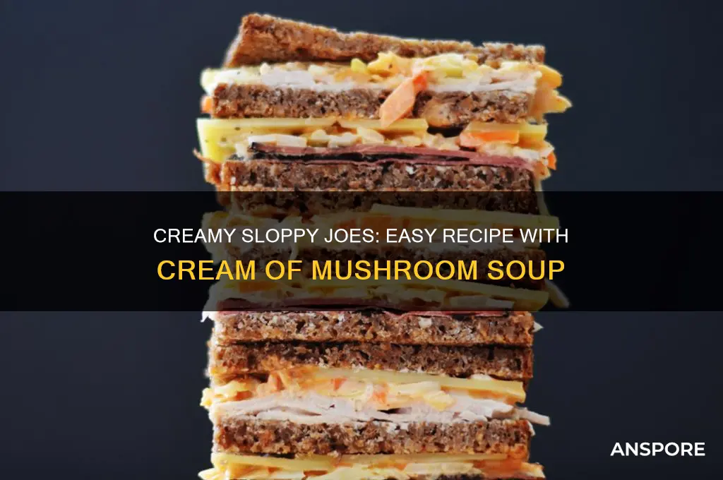 how to make sloppy joes with cream of mushroom soup