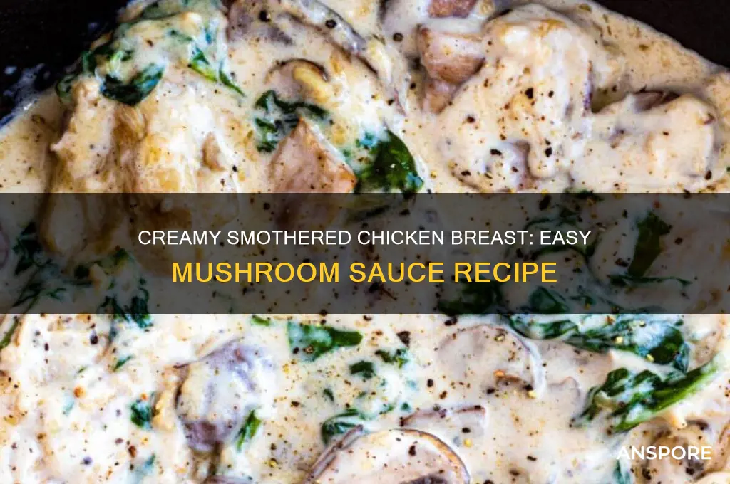 how to make smothered chicken breast with cream of mushroom